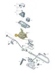 4N1713041H Audi Selector Mechanism