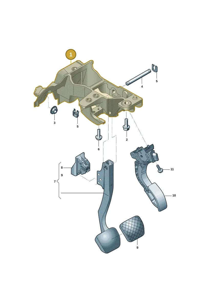 4N1723117 — Audi E-tron (2020-2023) diagram 4kc723250, position 1
