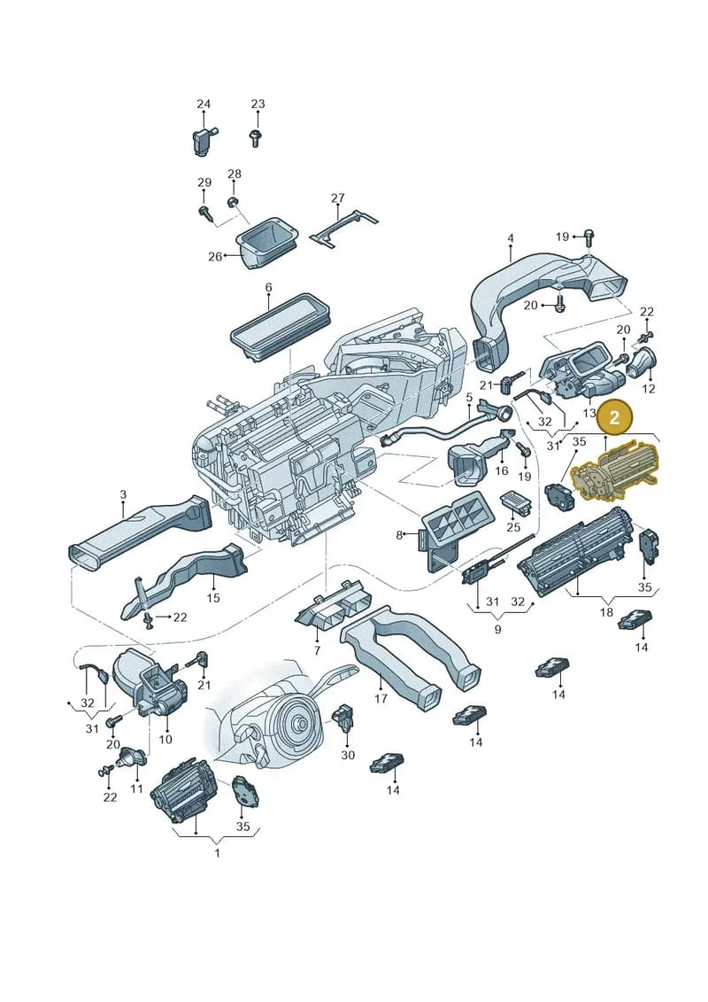 4N18209026PS — Audi A8 (2017-2025) diagram 838819010, position 2