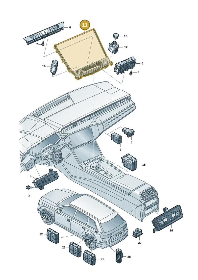 4N1863263 — Audi Q7 (2015-2025) diagram 859941052, position 11