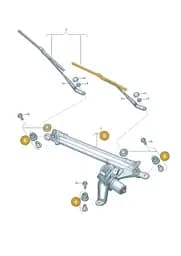 4N1998754 Audi 1 Set Attachment Parts