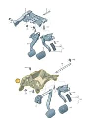 4N2723117C Audi Bracket for Pedal Cluster