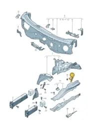 4N2805364C Audi Bracket for Wiper Motor