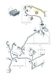 4N2816740 Audi Refrigerant Pipe