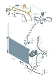 4N2816742 Audi Refrigerant Line