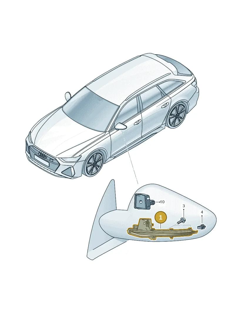 4N2949102 — Audi RS6 Avant (2019-2025) diagram 537949000, position 1