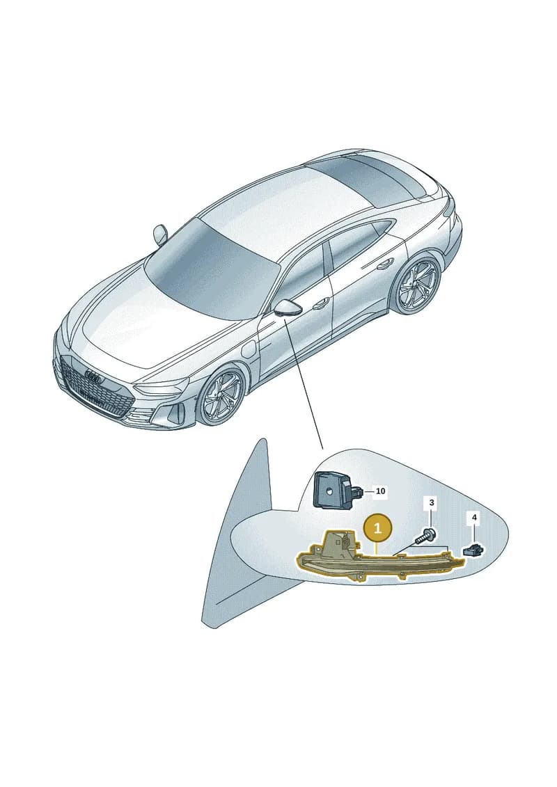 4N2949102 — Audi RS e-tron GT (2020-2025) diagram 4j1949000, position 1