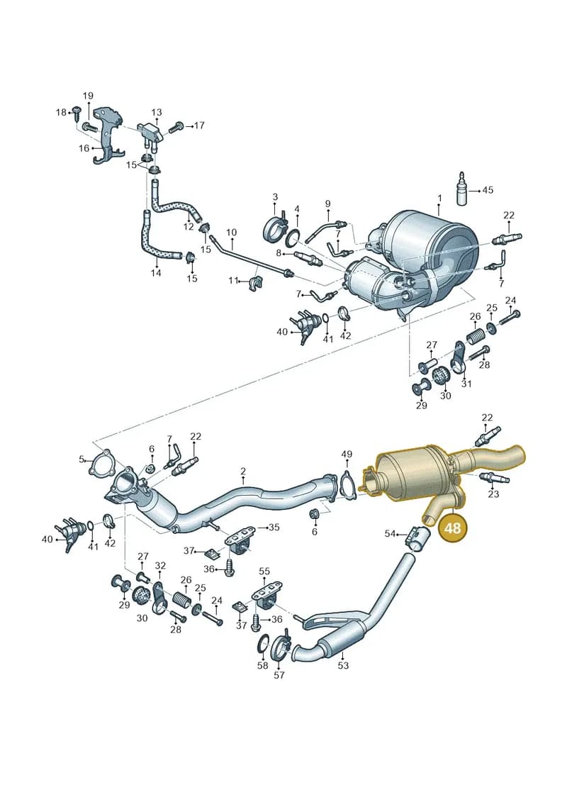 4N4254451 — Audi A8 (2017-2025) diagram 838253760, position 48