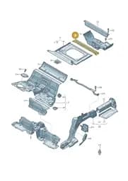 4N4804235J Audi Cross Member