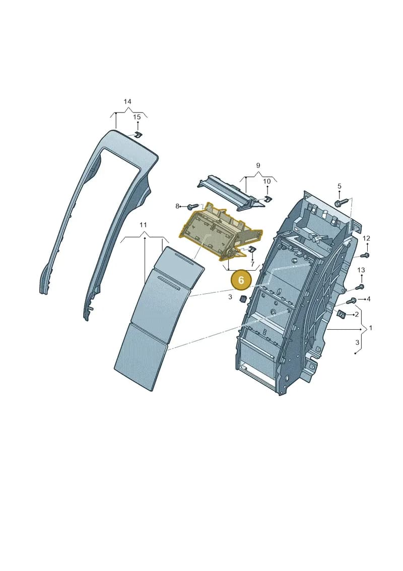 4N4862528 — Audi A8 (2017-2025) diagram 838863650, position 6
