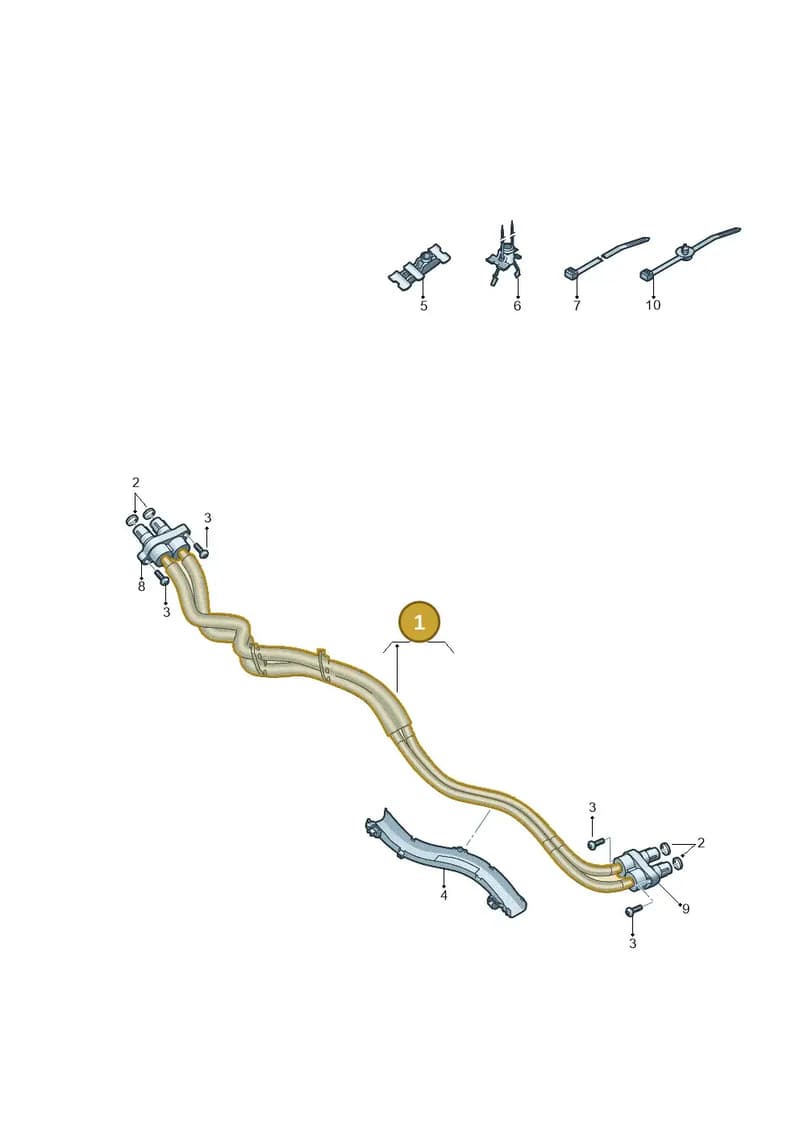 4N4971061F — Audi A8 (2017-2025) diagram 838970020, position 1