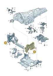 4N6399296 Audi Console