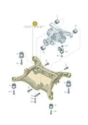 4N6505235 Audi Support Frame