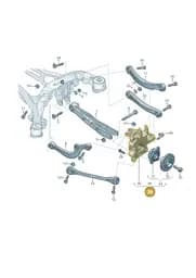 4N6505431 Audi Wheel Bearing Housing