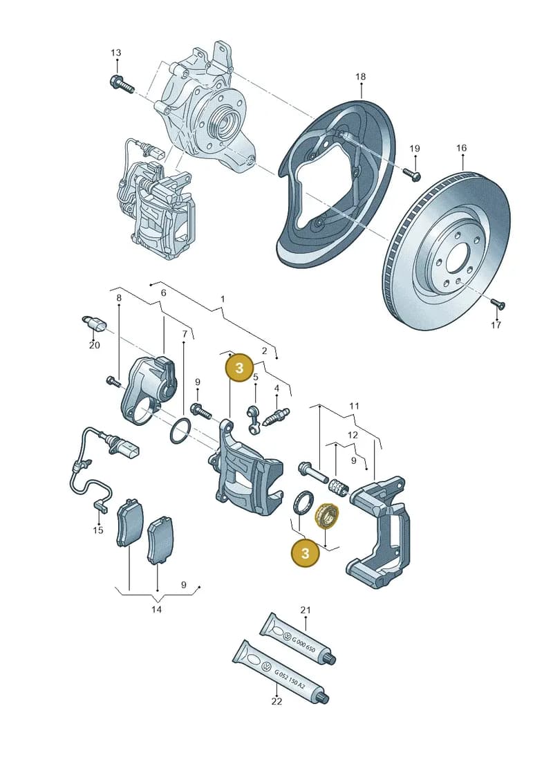 4N6698671 — Audi A8 (2017-2025) diagram 859615600, position 3