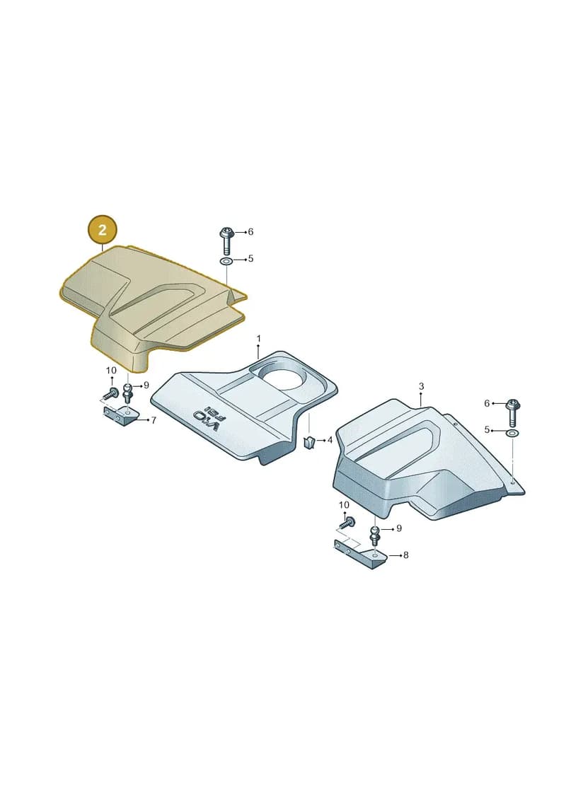 4S0103908 — Audi R8 Spyder (2015-2024) diagram 872103078, position 2