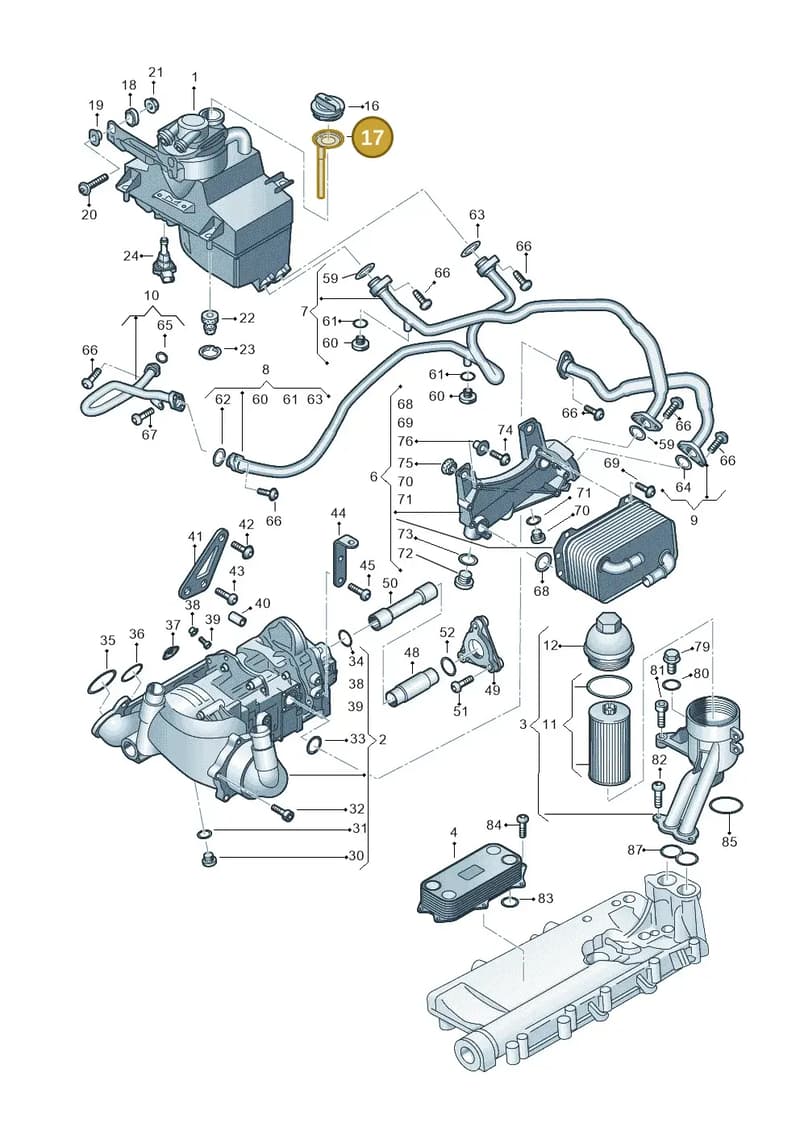 4S0115310A — Audi R8 Spyder (2015-2024) diagram 872115100, position 17