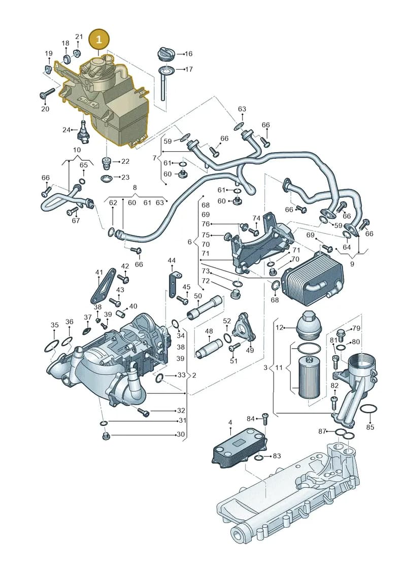 4S0115373F — Audi R8 Spyder (2015-2024) diagram 872115100, position 1