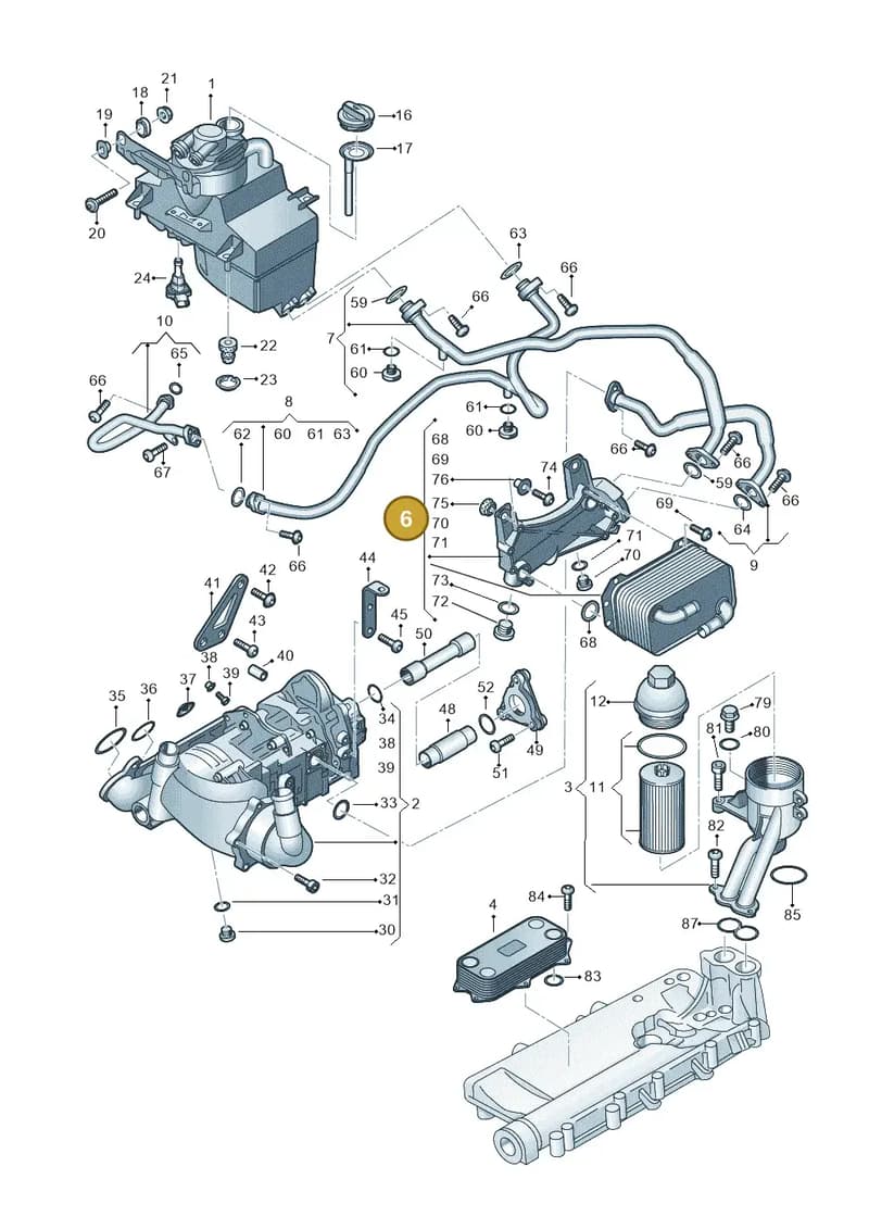 4S0117013A — Audi R8 Spyder (2015-2024) diagram 872115100, position 6