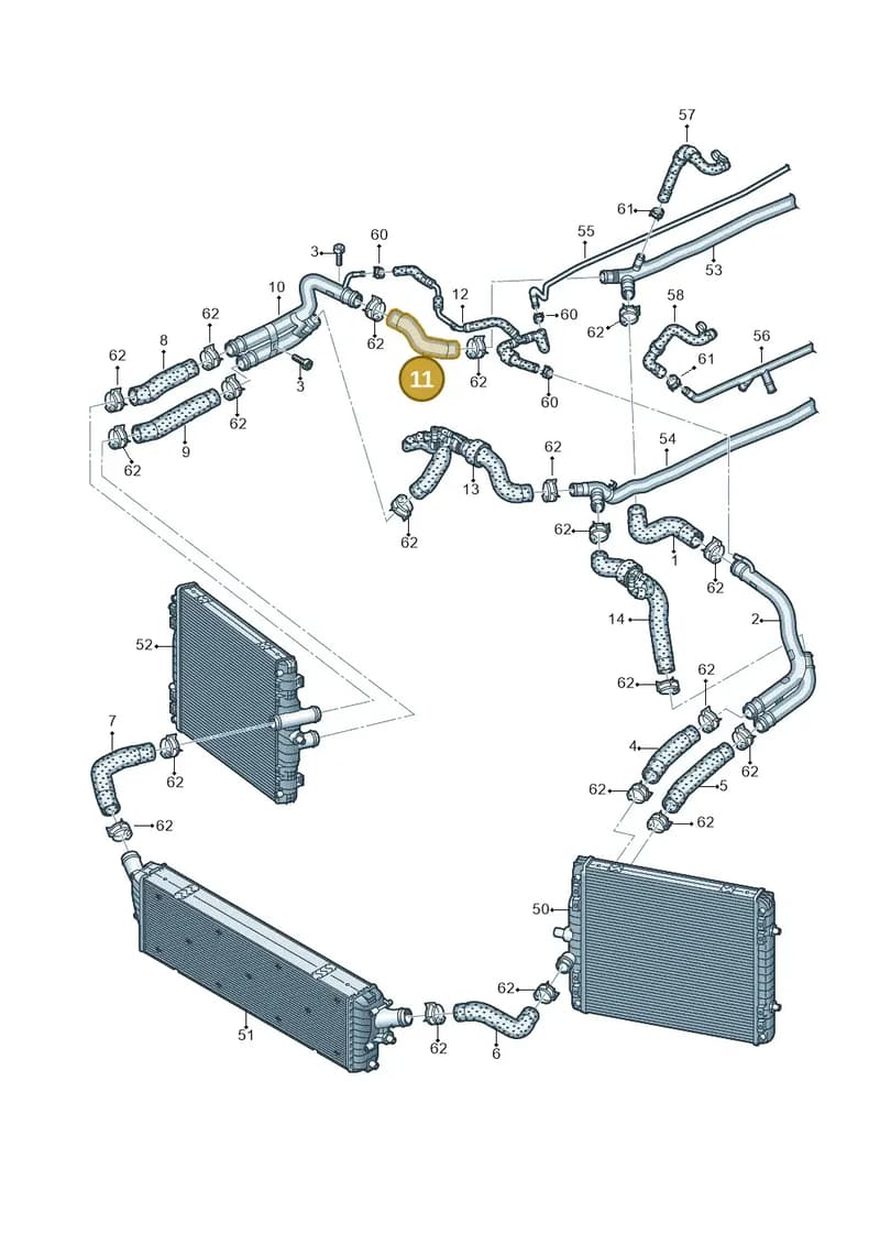 4S0121104C — Audi R8 Spyder (2015-2024) diagram 872121200, position 11