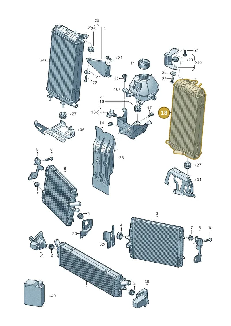 4S0121212A — Audi R8 Spyder (2015-2024) diagram 872121700, position 18
