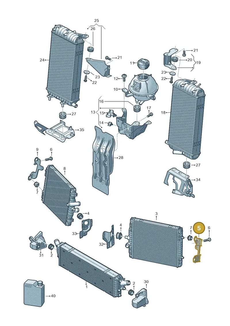 4S0121259E — Audi R8 Spyder (2015-2024) diagram 872121700, position 5