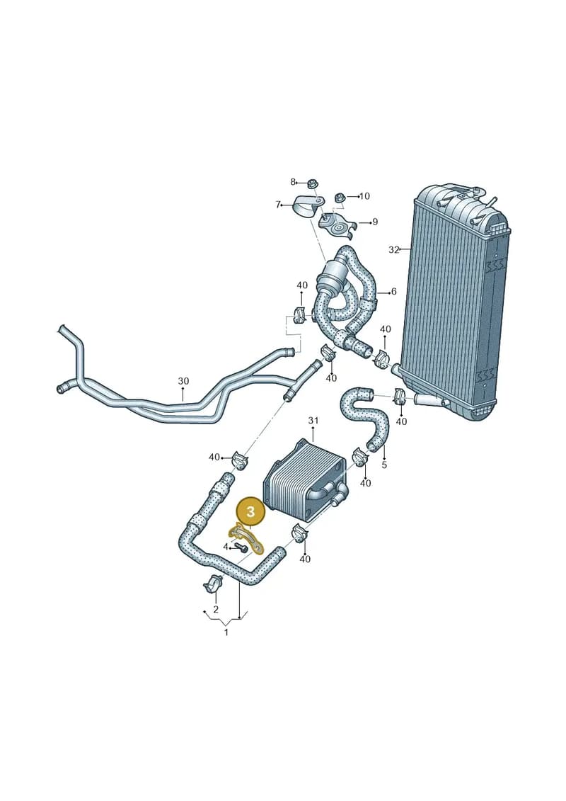 4S0121521B — Audi R8 Spyder (2015-2024) diagram 872121450, position 3