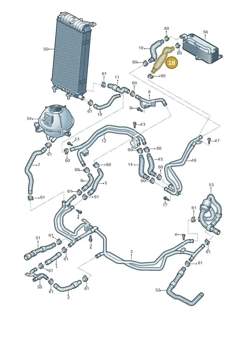 4S0122448C — Audi R8 Spyder (2015-2024) diagram 872121400, position 18