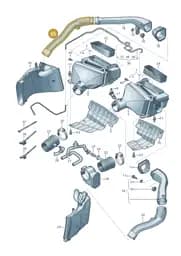 4S0129510H Audi Intake Air Duct