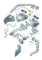 4S0131493E Audi Vacuum Line