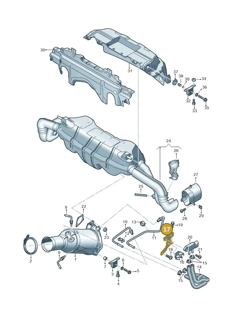 4S0131536 — Audi R8 Spyder (2015-2024) diagram 872253088, position 17