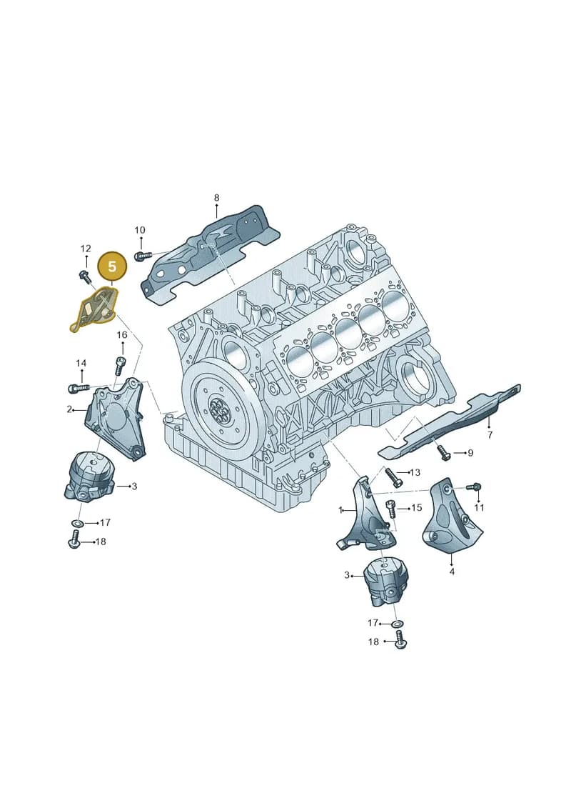 4S0199388A — Audi R8 Spyder (2015-2024) diagram 872199200, position 5