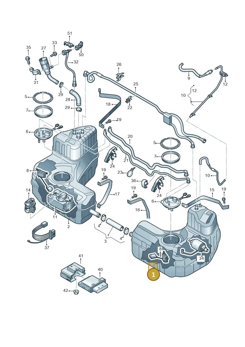 4S0201021F — Audi R8 Spyder (2015-2024) diagram 872201100, position 1
