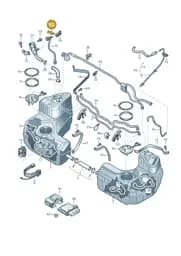 4S0201250A Audi Clip