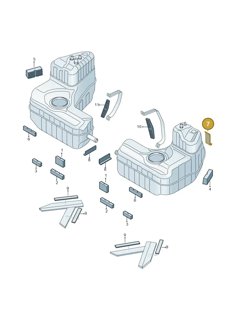 4S0201365J — Audi R8 Spyder (2015-2024) diagram 872201220, position 7