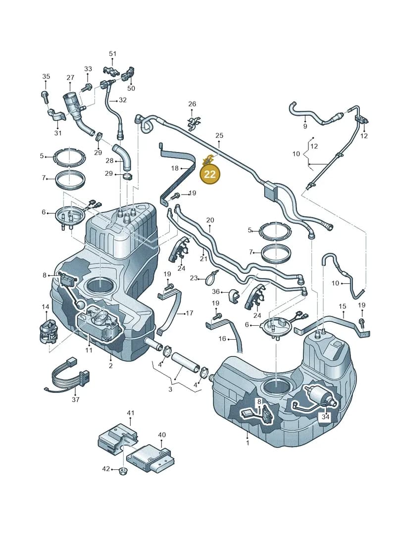 4S0201449B — Audi R8 Spyder (2015-2024) diagram 872201100, position 22