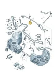 4S0201449B Audi Securing Clip