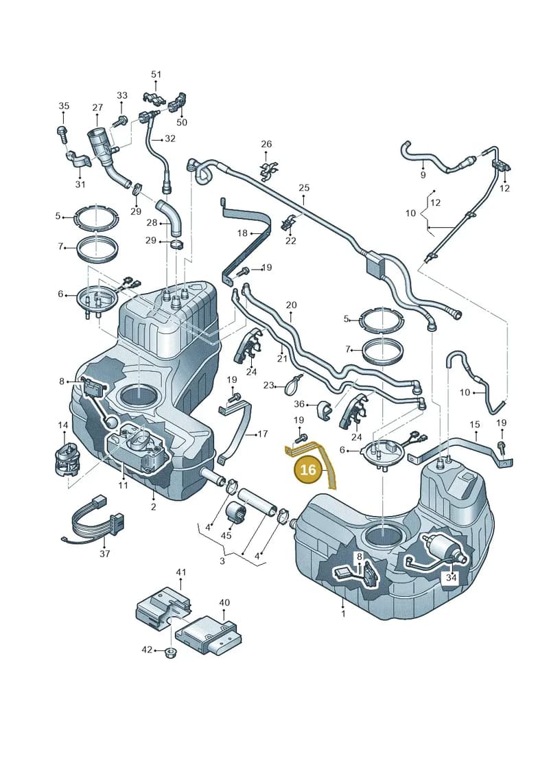 4S0201653H — Audi R8 Spyder (2015-2024) diagram 872201000, position 16