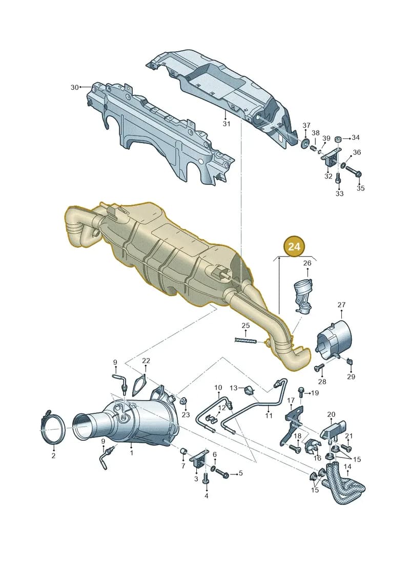 4S0251051AC — Audi R8 Spyder (2015-2024) diagram 872253088, position 24