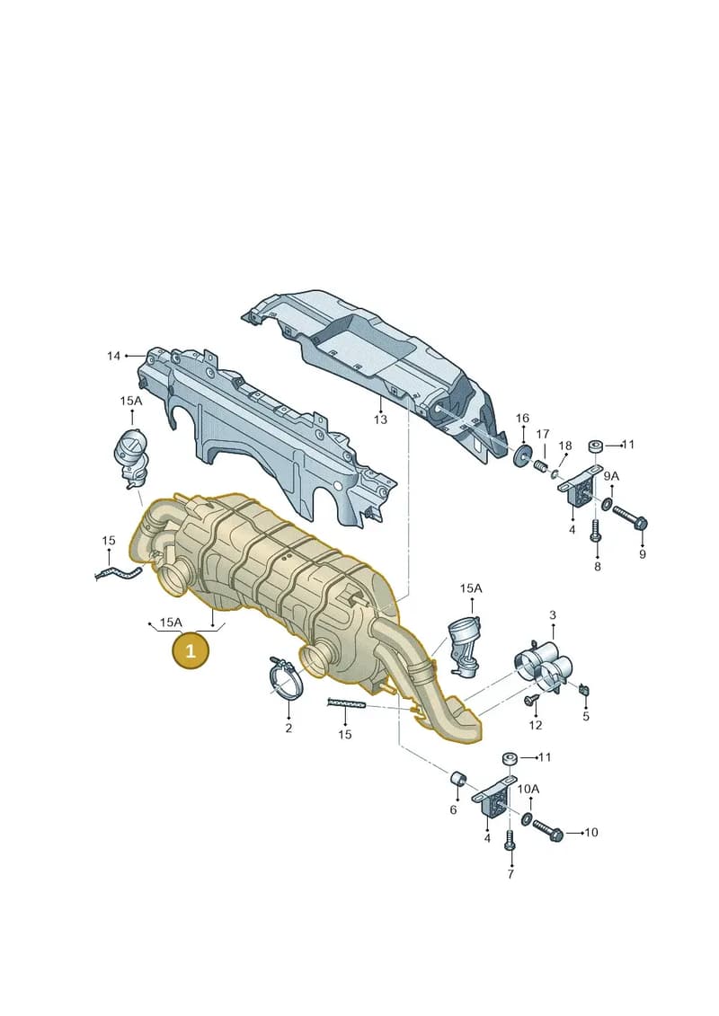 4S0251051RX — Audi R8 Spyder (2015-2024) diagram 872253850, position 1