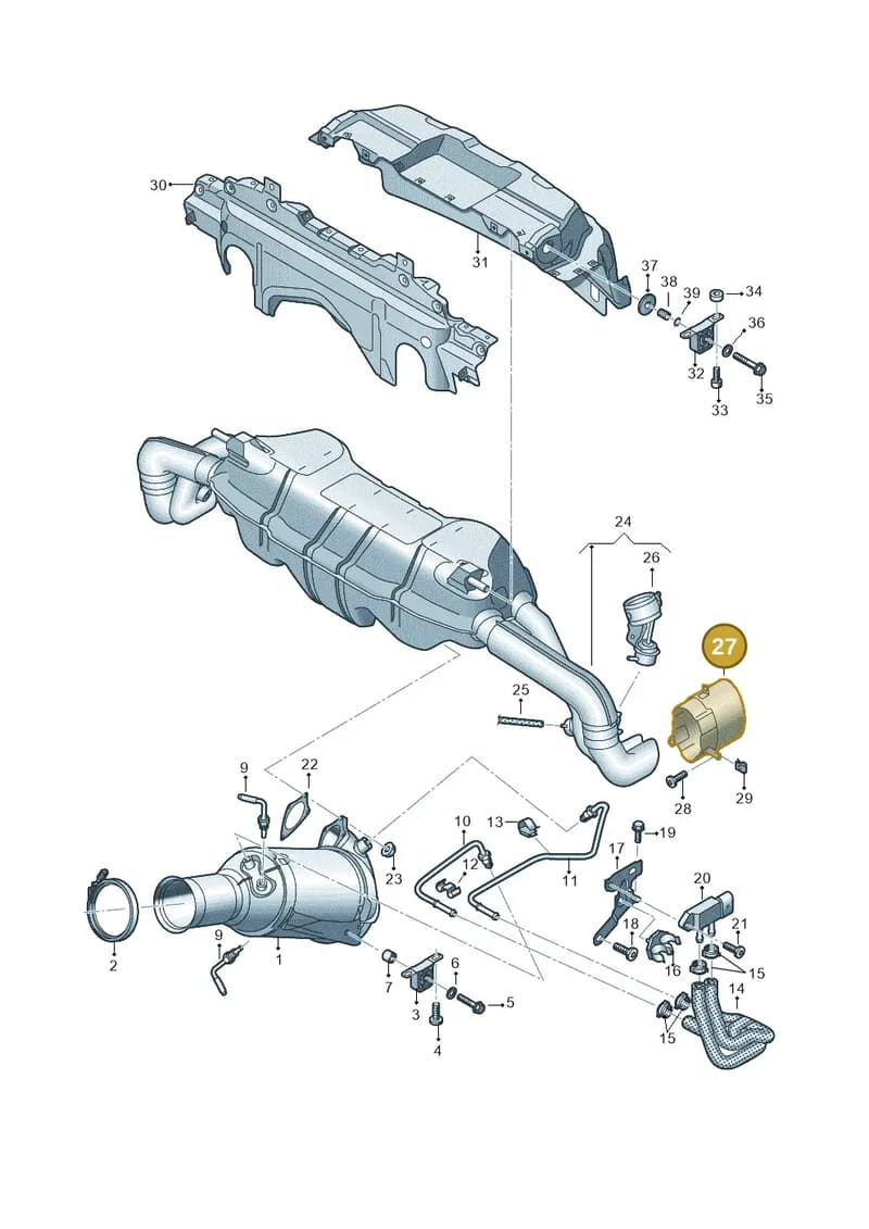 4S0251238E — Audi R8 Spyder (2015-2024) diagram 872253088, position 27