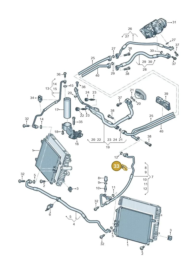 4S0260759B — Audi R8 Spyder (2015-2024) diagram 872260400, position 33