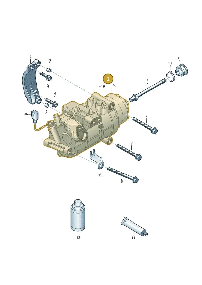 4S0260805A — Audi R8 Spyder (2015-2024) diagram 872260100, position 1