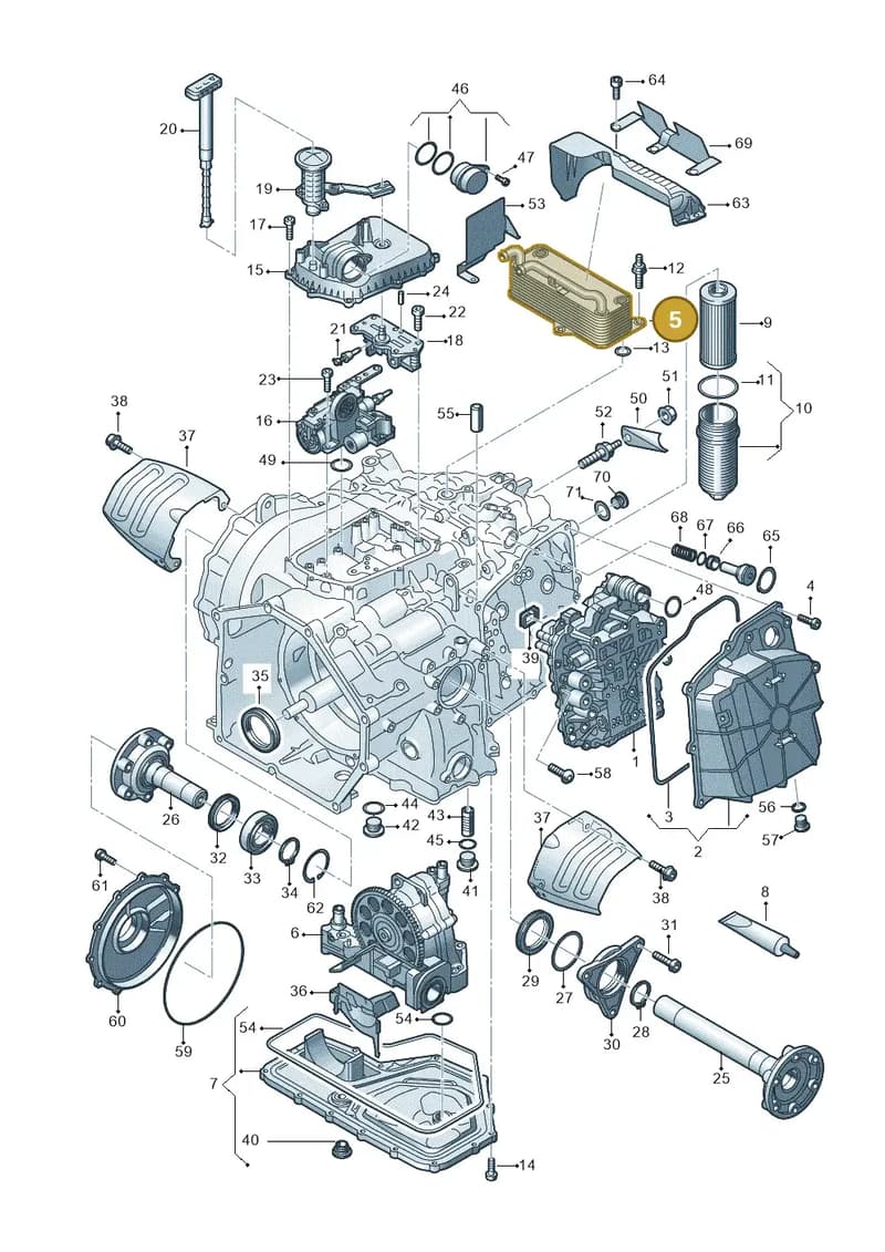 4S0317019A — Audi R8 Spyder (2015-2024) diagram 872325500, position 5