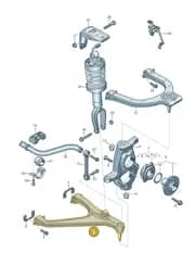 4S0407152E Audi Wishbone