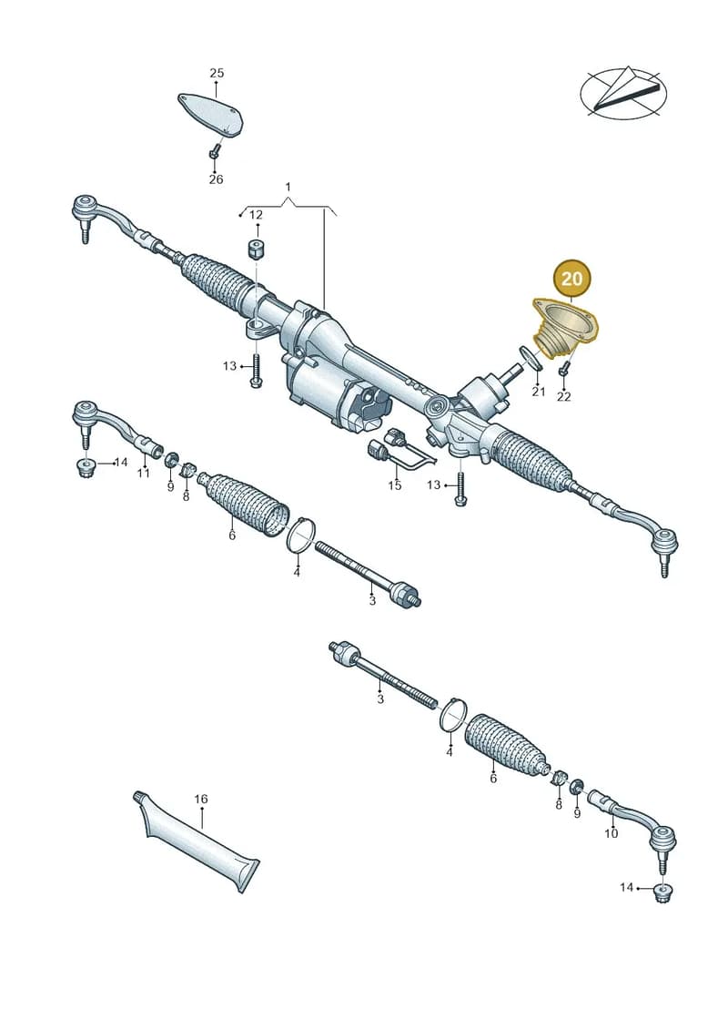 4S0423429B — Audi R8 Spyder (2015-2024) diagram 872423000, position 20