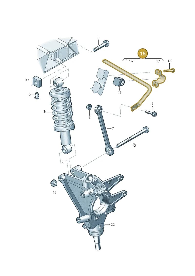 4S0511409C — Audi R8 Spyder (2015-2024) diagram 872511000, position 15