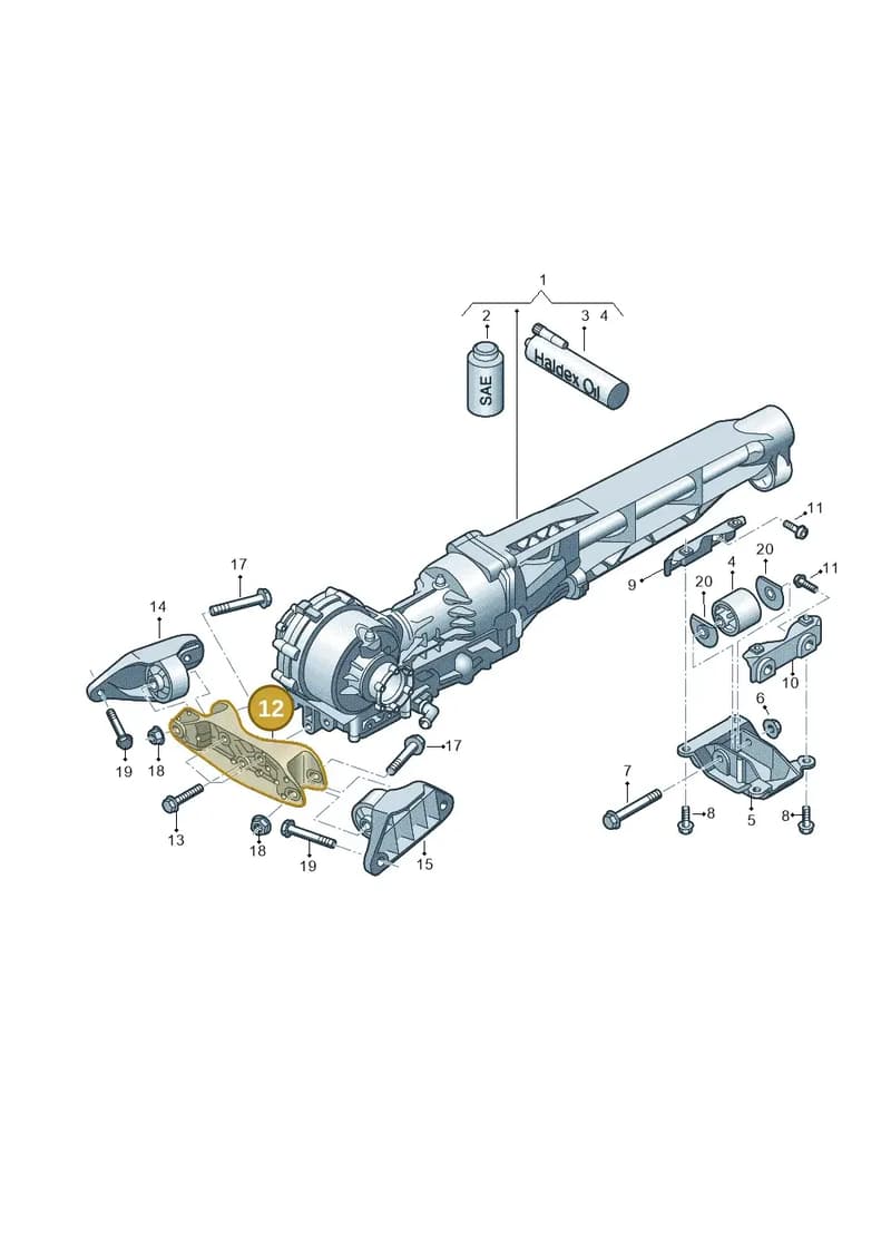 4S0599285B — Audi R8 Spyder (2015-2024) diagram 872409000, position 12