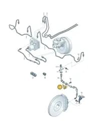 4S0611841H Audi Bracket