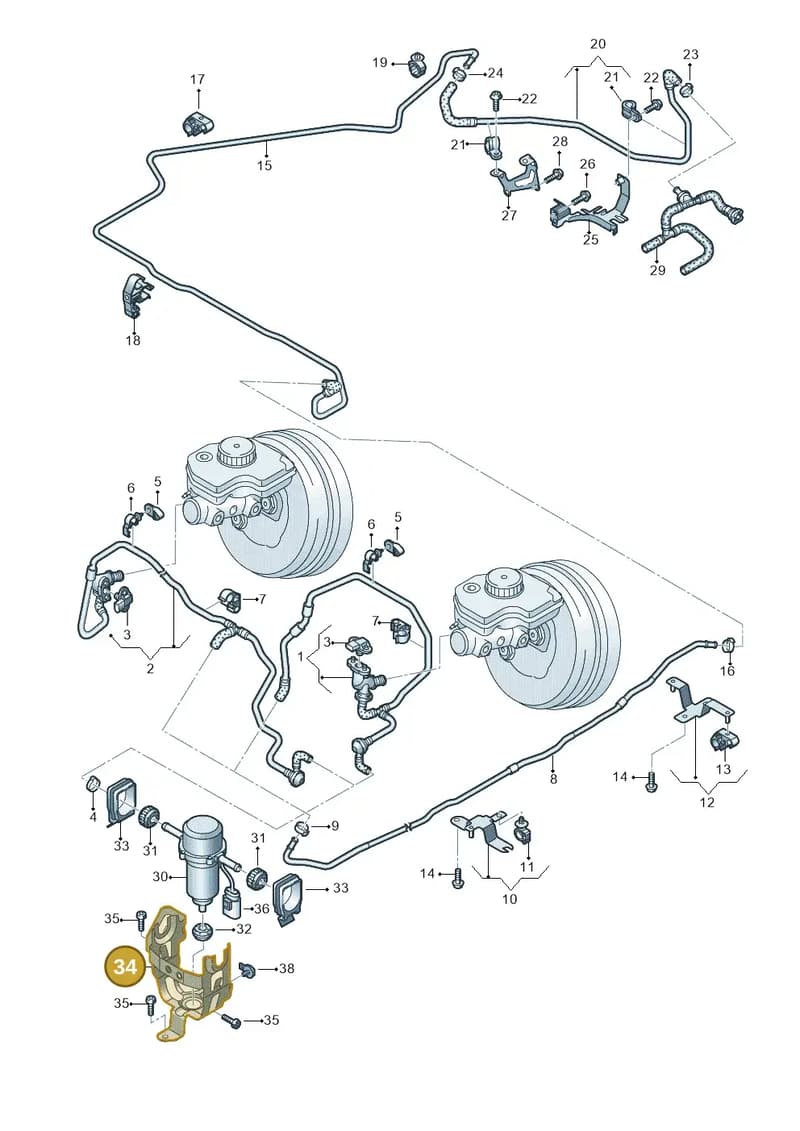 4S0614709D — Audi R8 Spyder (2015-2024) diagram 872611700, position 34